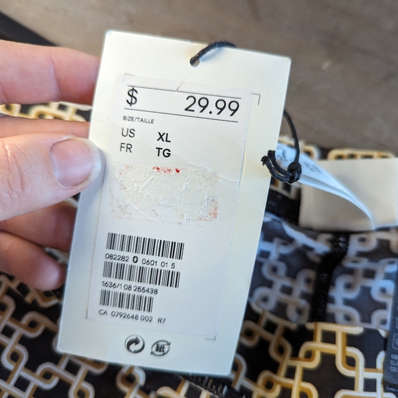 🆕 Richard Allen x H&M collab print leggings 12' rose size XL - Picture 4 of 7